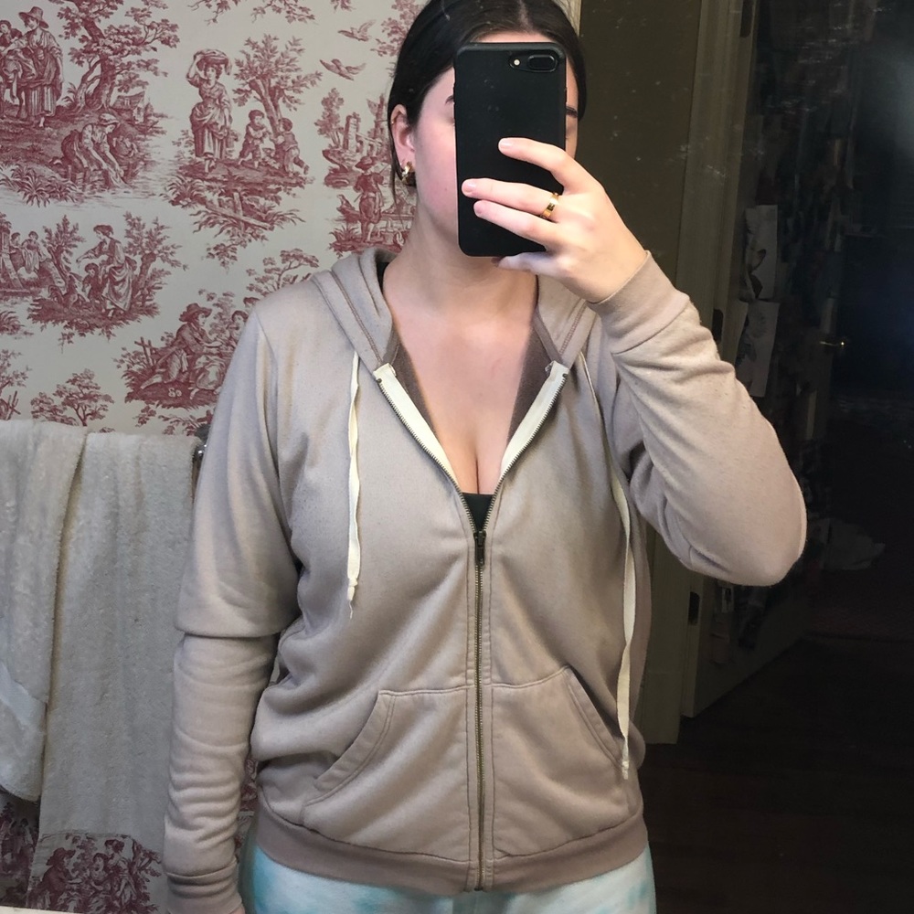 Brandy Melville Zip Hoodie